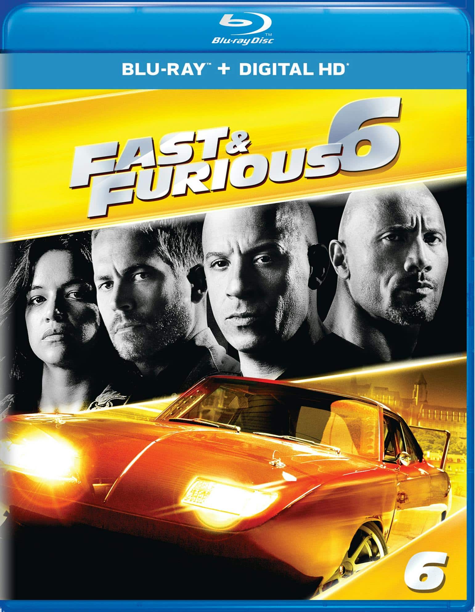 Front. Fast & Furious 6 (Blu-ray + Digital HD) [Blu-ray].