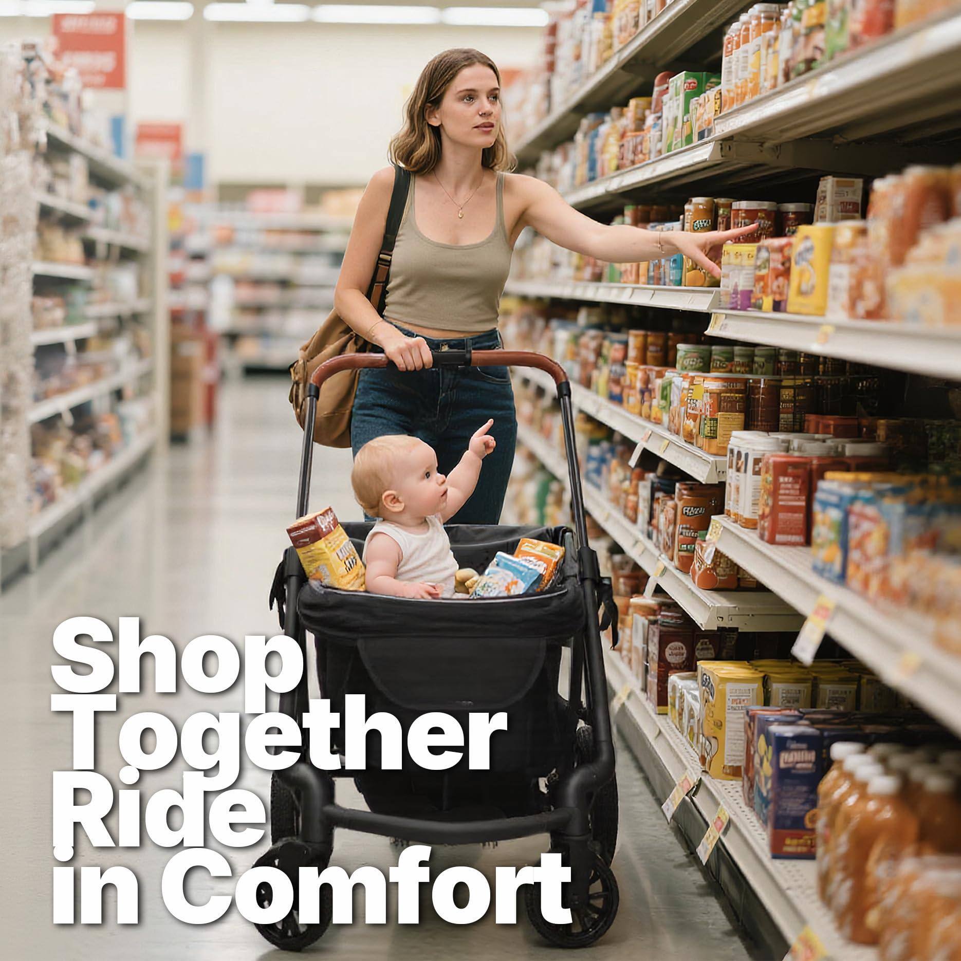 Shop Together  
Ride in Comfort