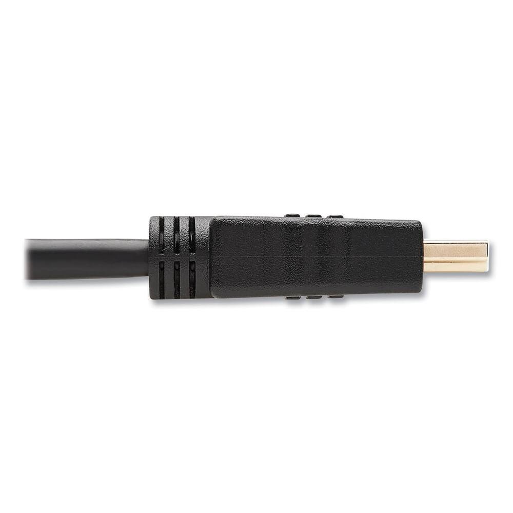 Left. Tripp Lite - P569-010 10 ft. Ultra HD 4K x 2K High Speed (M/M) HDMI Cable with Ethernet - Black - Black.