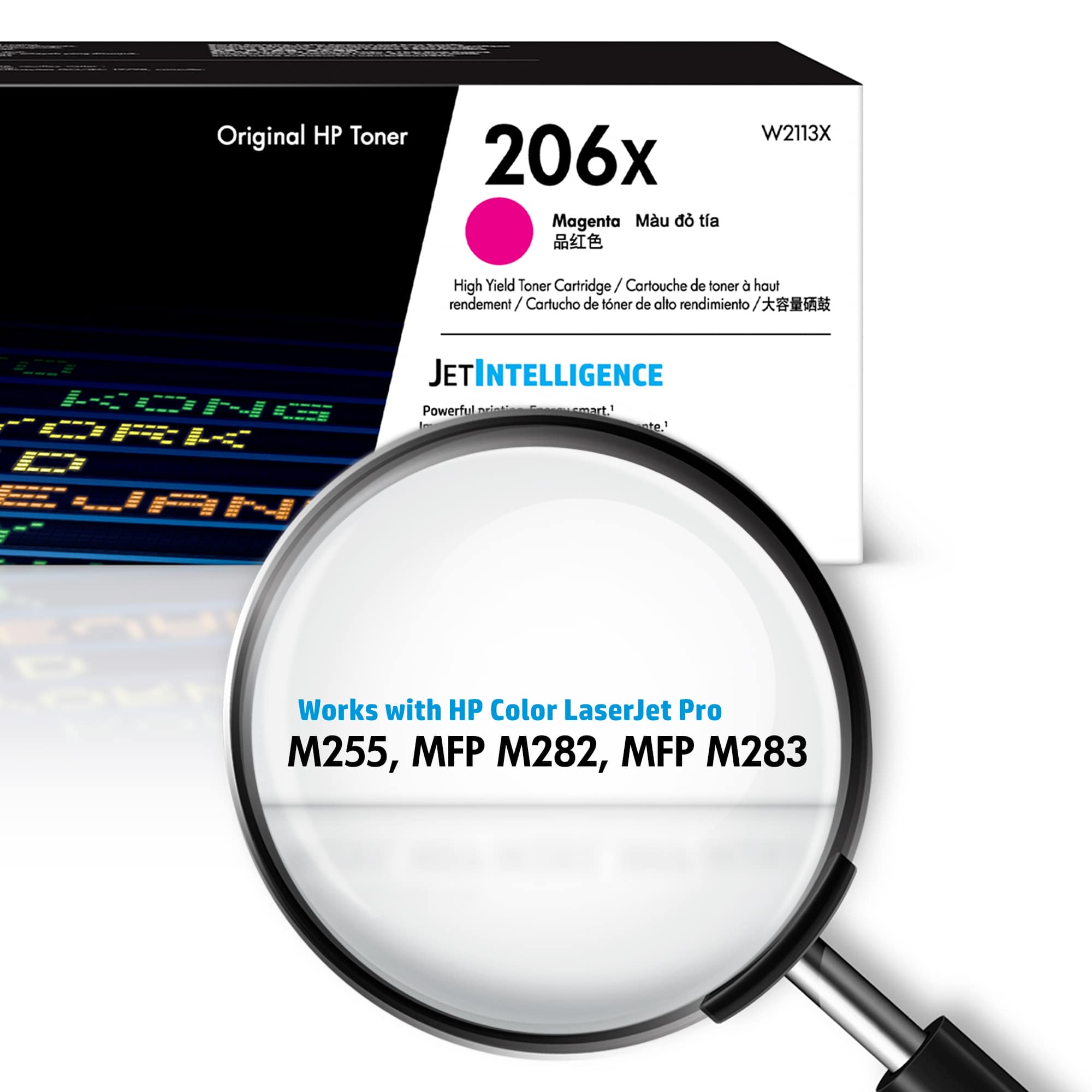 Alt View 1. HP - 206X High-Yield Toner Cartridge - Magenta.