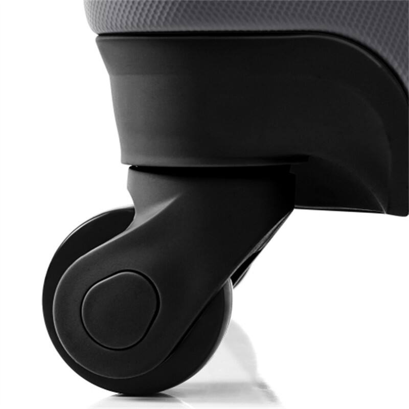 Alt View 3. HTUTWOO - Luggage Sets ABS Hardshell 3pcs - Hardside Lightweight Suitcase Sets, Spinner Wheels Suitcase with TSA Lock, 20"/24"/28 - Gray.