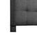 Alt View Zoom 14. CorLiving - Valencia Square Tufted Upholstered King Headboard - Gray.