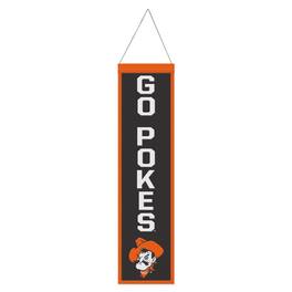 WinCraft - Oklahoma State Cowboys 8" x 32" Slogan Wool Banner - Multicolor