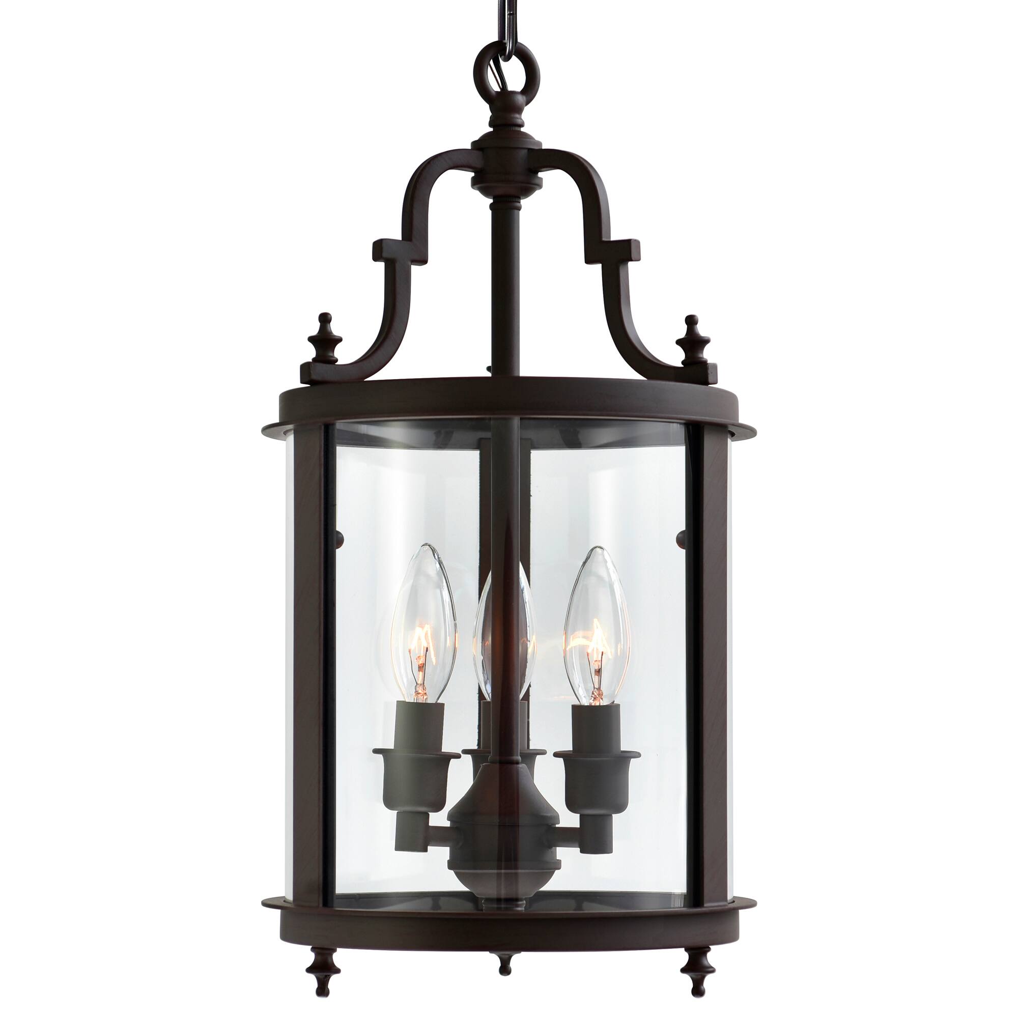 Angle. CWI Lighting - Desire 3 Light Drum Shade Mini Pendant With Oil Rubbed Bronze Finish - Oil Rubbed Bronze.