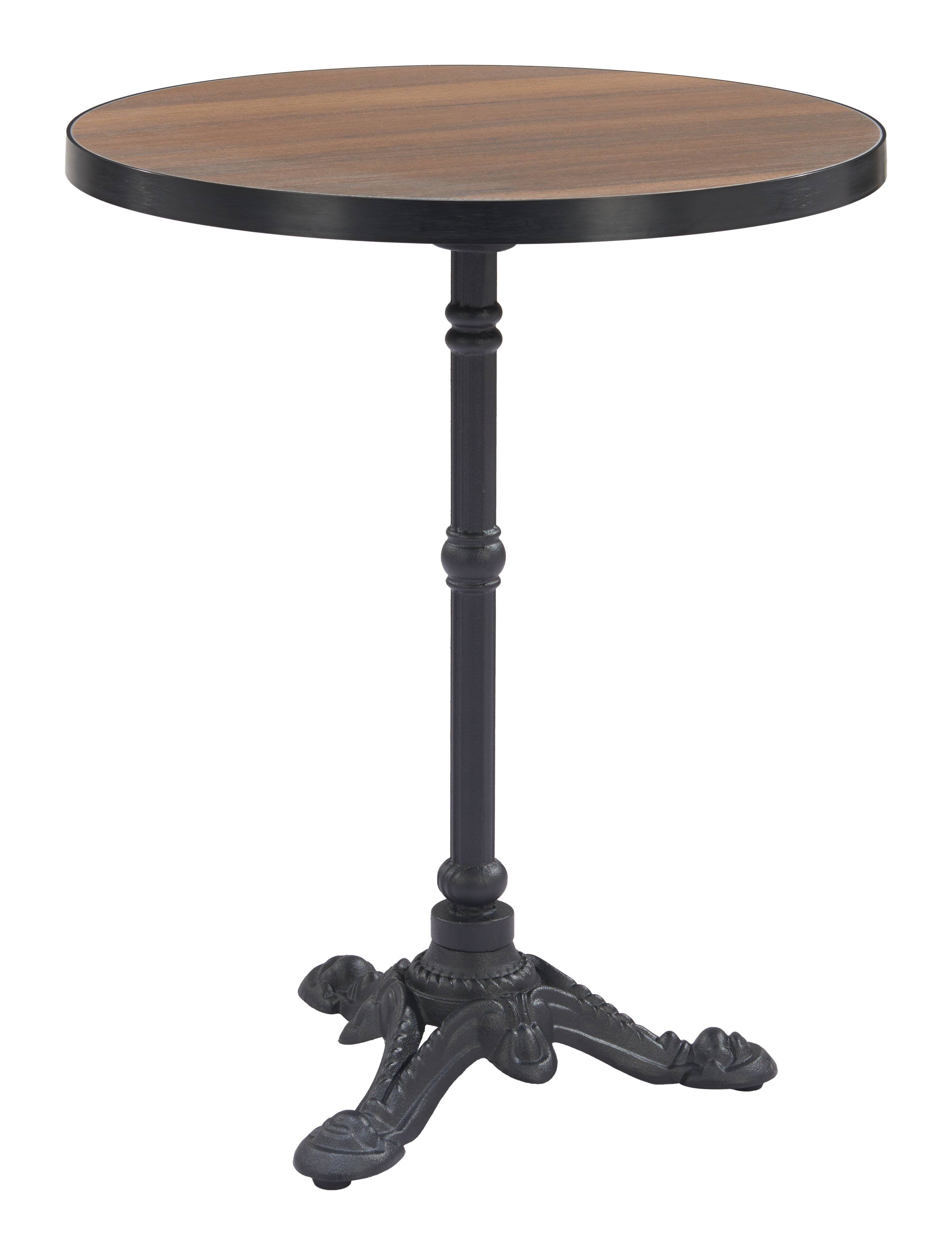 Front. Hivvago - Gazebo Dining Table Walnut - Walnut.