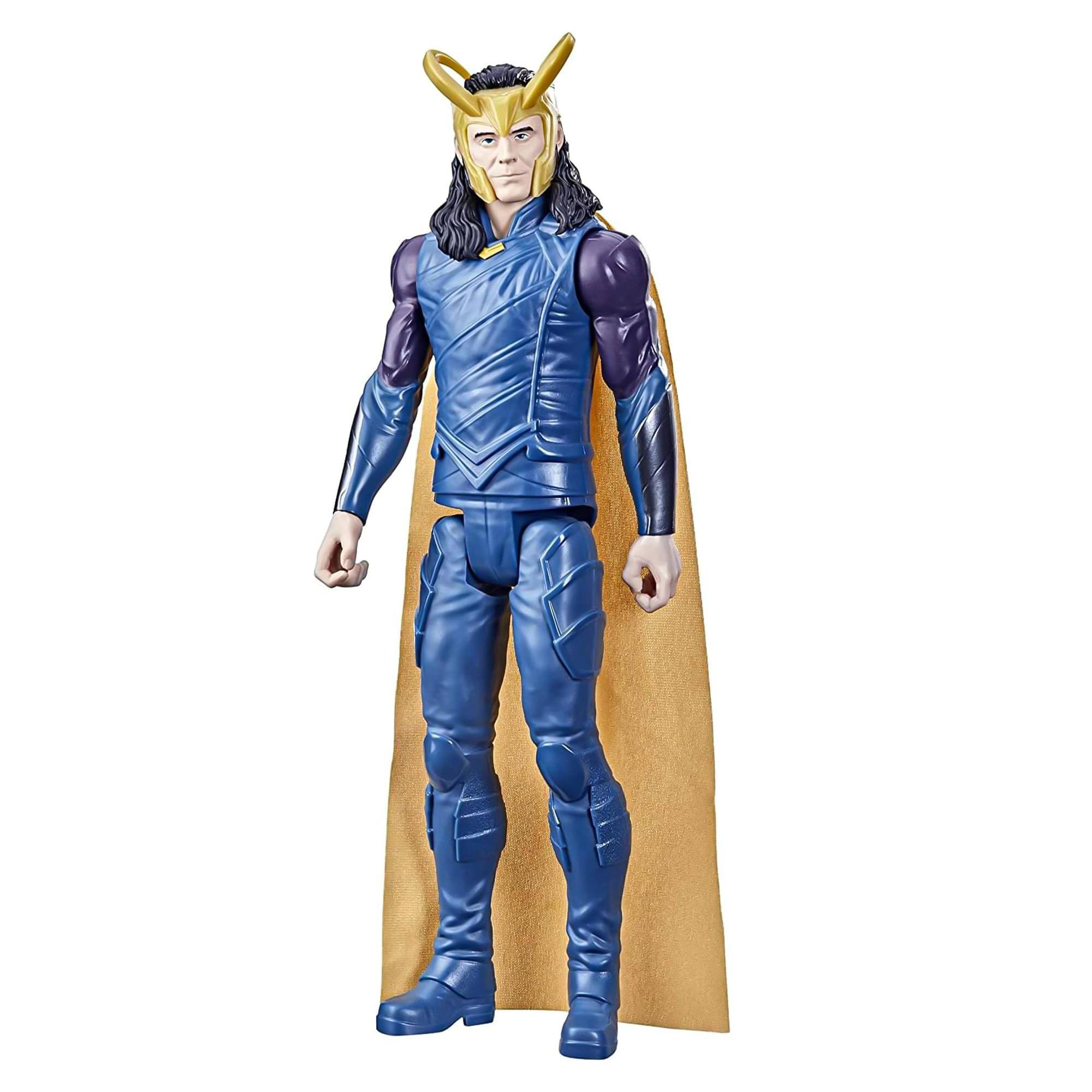 Alt View 10. Hasbro - Marvel Titan Hero Series Loki 12-Inch Action Figure - Multi-Colored.