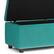 Alt View 14. Simpli Home - Hamilton Storage Ottoman - Aqua Blue.