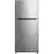 Front. Element Electronics - Element ERT14CSCS 14.2 Cu. Ft. Stainless Steel Freestanding Top-Freezer Refrigerator - Stainless.