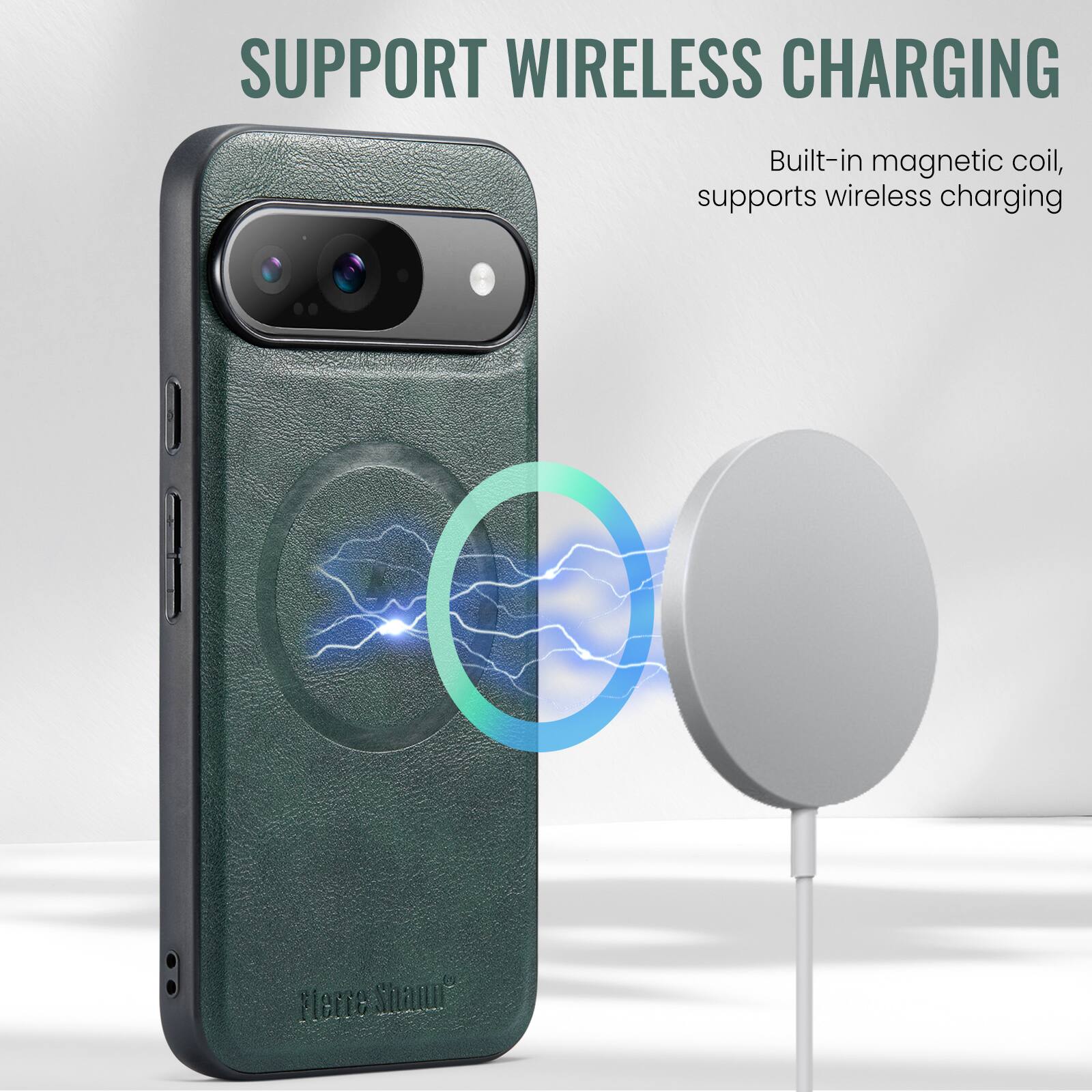 SUPPORT WIRELESS CHARGING

Built-in magnetic coil, supports wireless charging

Flerre Shu
