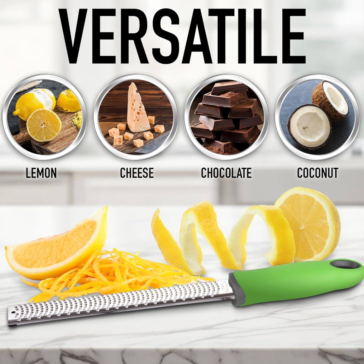 VERSATILE

LEMON  
CHEESE  
CHOCOLATE  
COCONUT