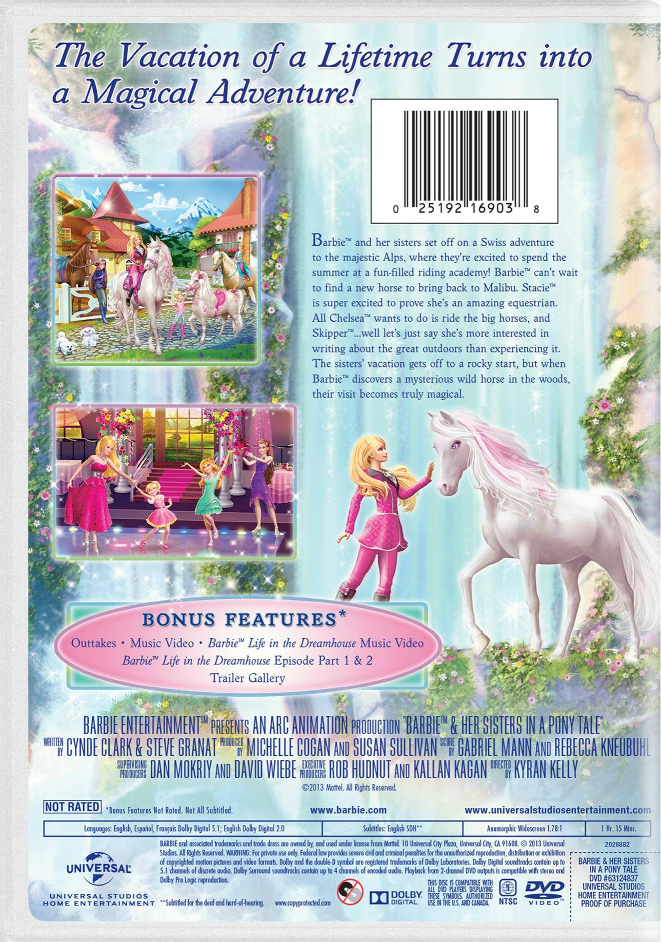 Angle. Barbie and Her Sisters in a Pony Tale [DVD].