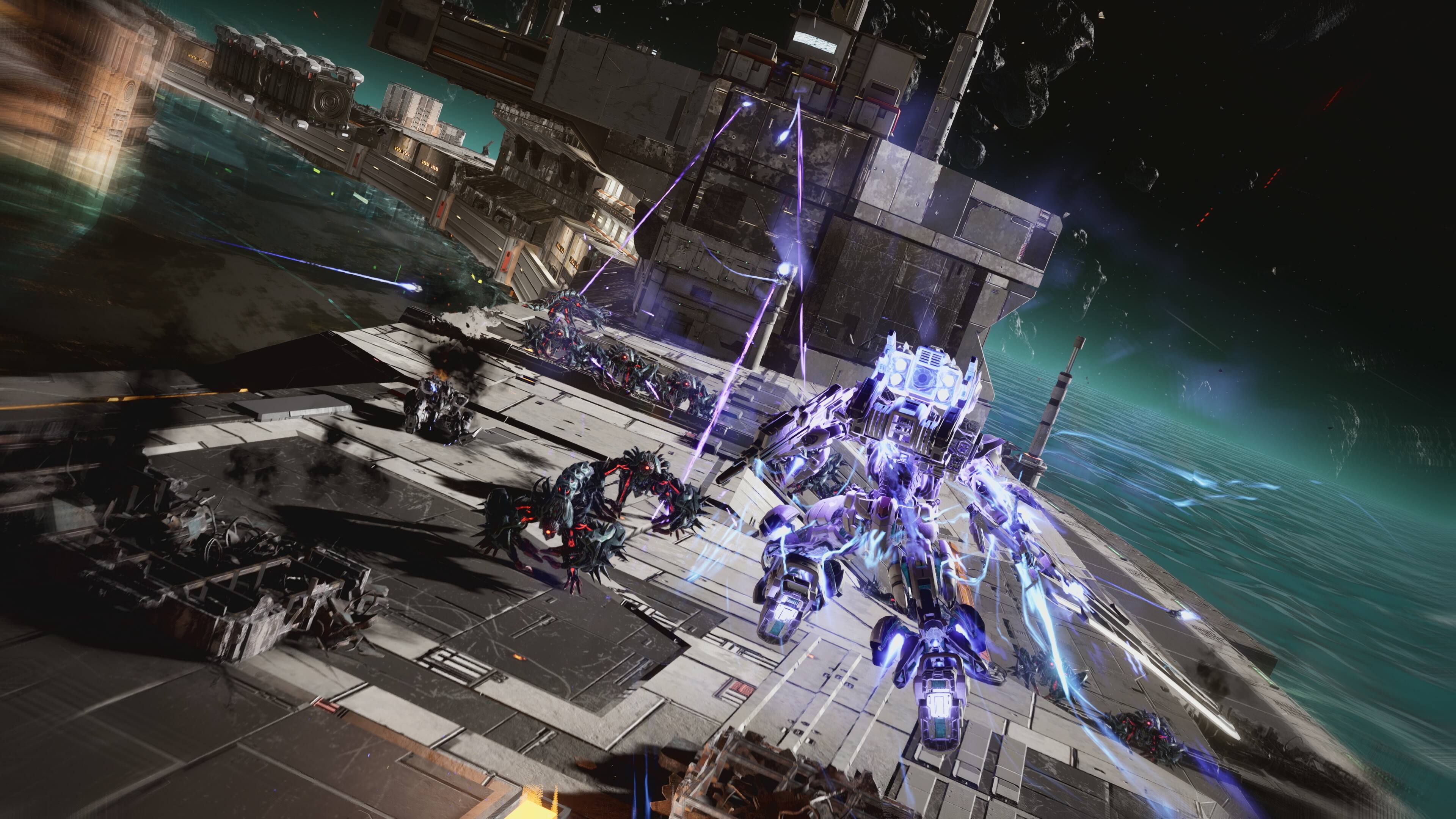 Left. BANDAI NAMCO Entertainment - Gundam Rogue Orbit.