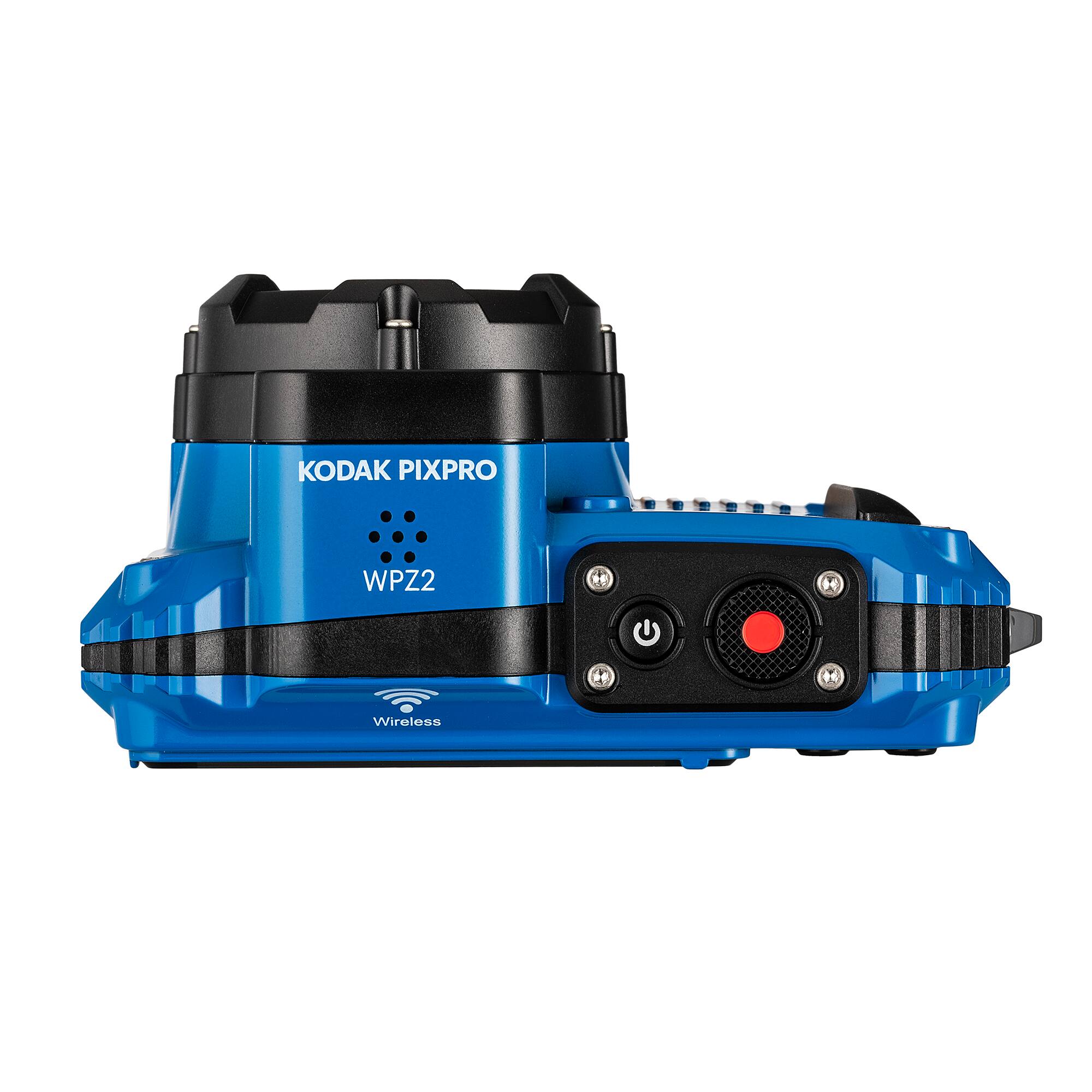 Kodak Pixpro WPZ2 Digital Camera in Blue (WPZ2BL) Bundle with