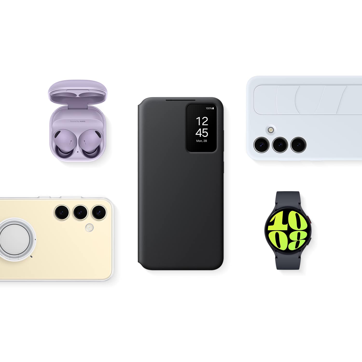 Alt View 21. Samsung - Galaxy S24+ 512GB (Unlocked) - Amber Yellow.