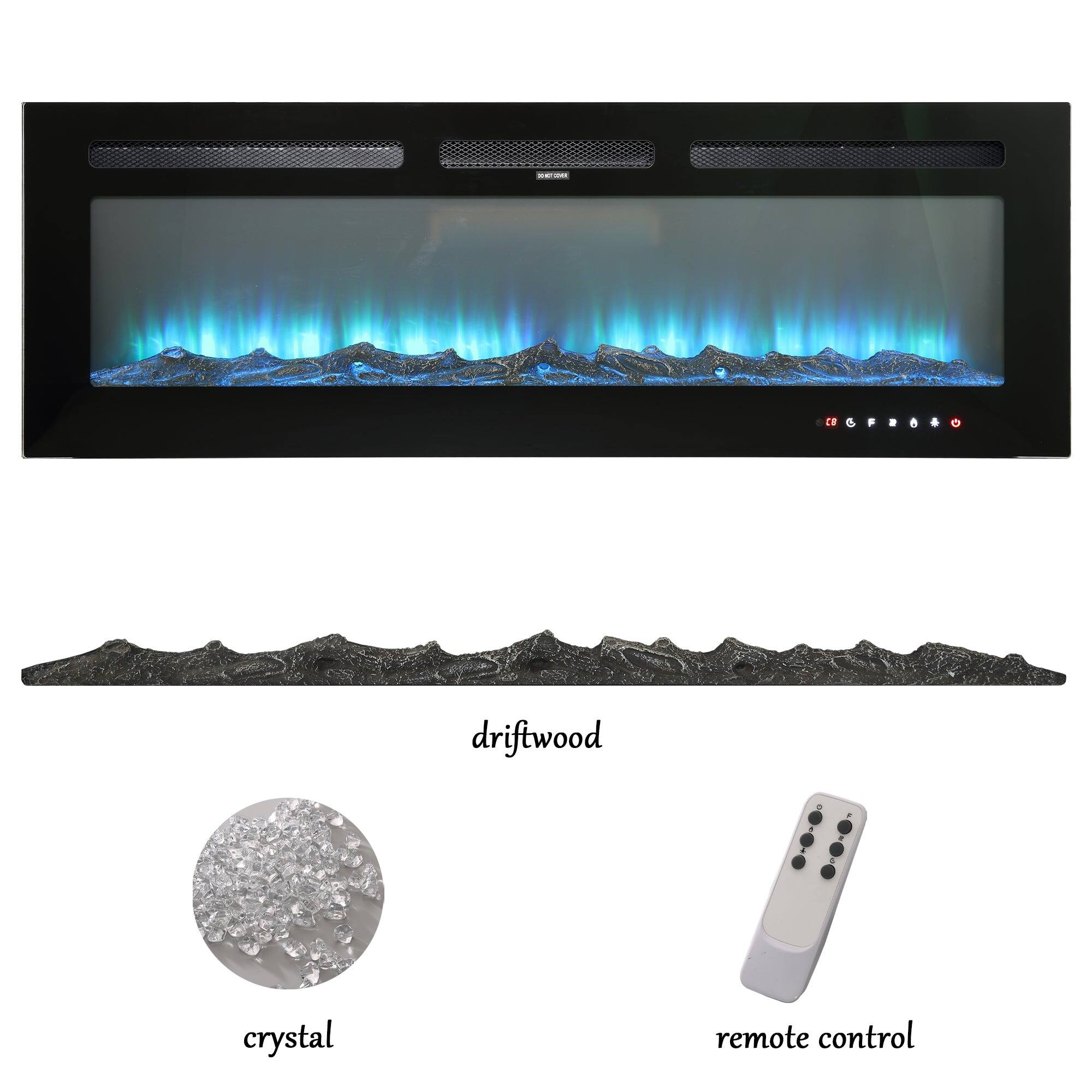 driftwood, crystal, remote control