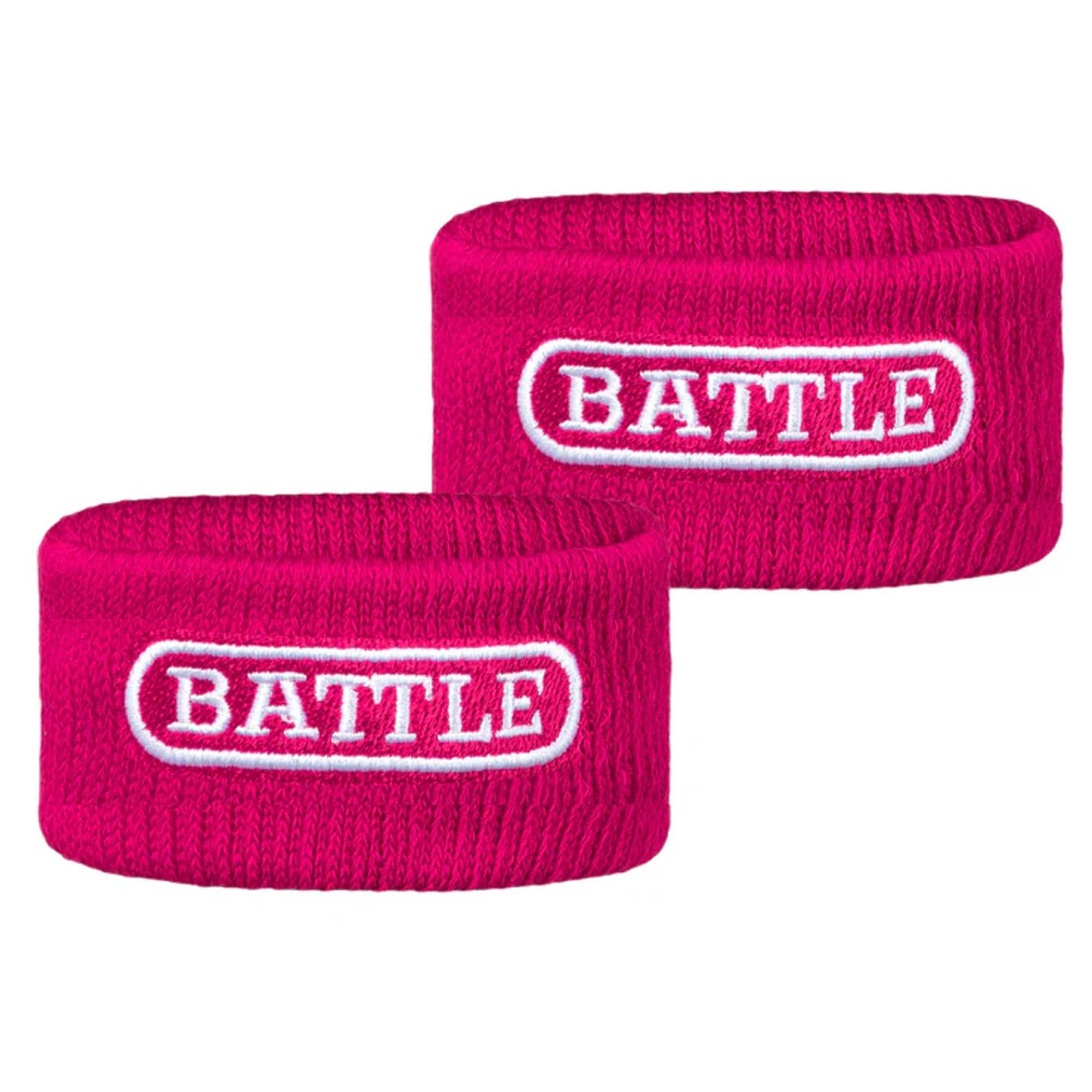 Battle Sports - Football Thick Arm Bands - Pink/White