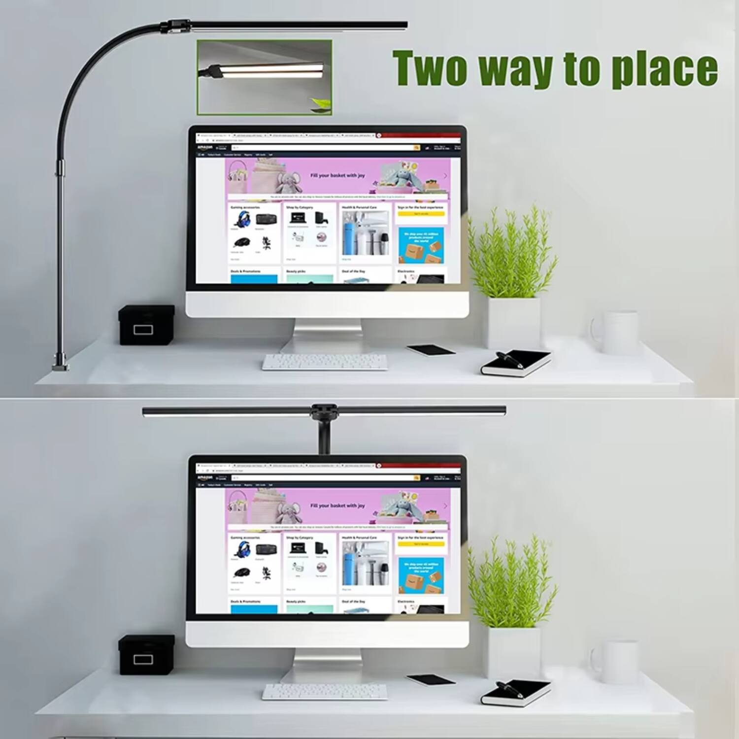 Two ways to place