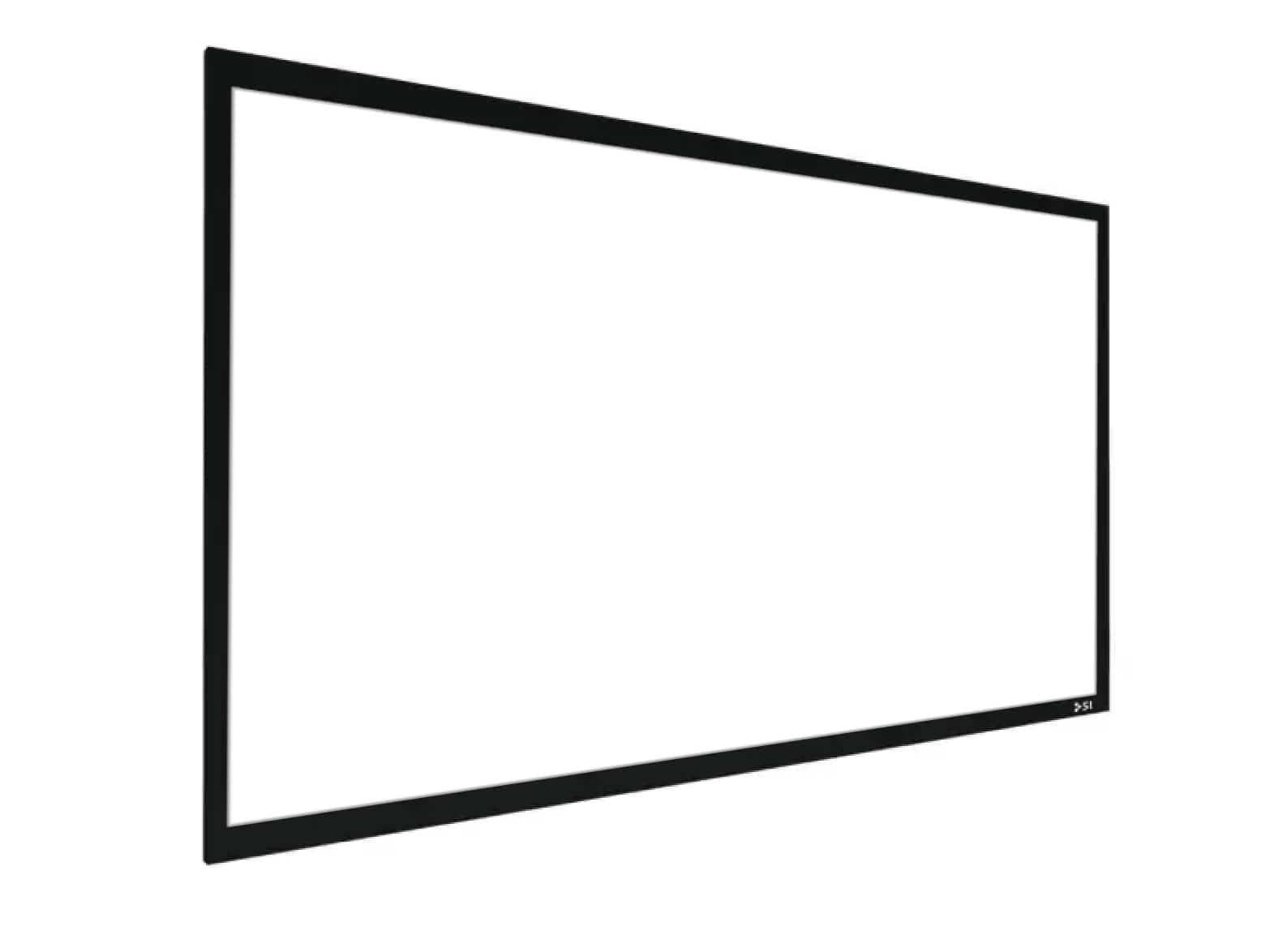 Angle. Screen Innovations - Fixed 2" Frame – 16:9 – 110” –Pure White 1.3 Gain Projector Screen - Black/White.