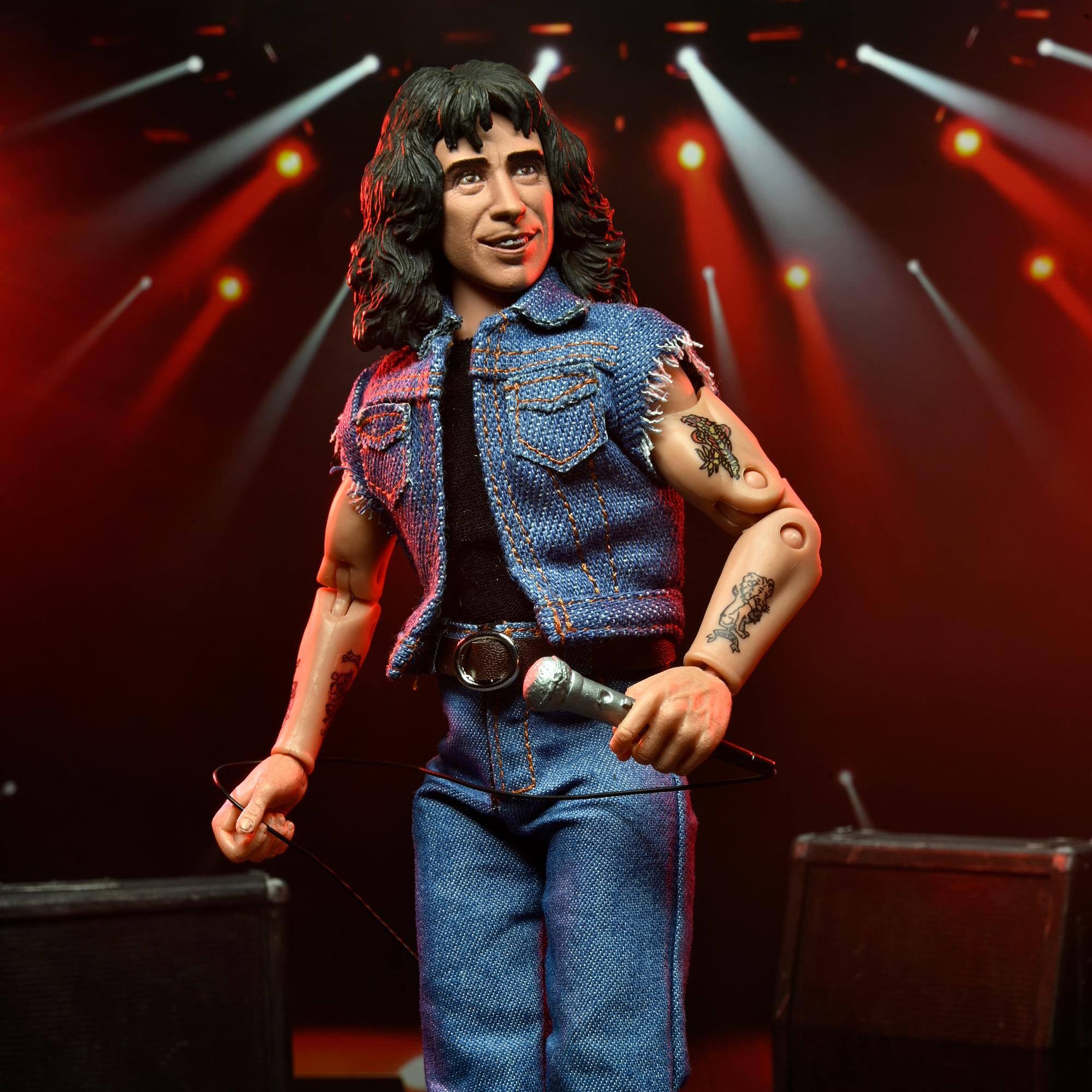 Alt View 1. NECA - AC/DC Bon Scott Highway to Hell 8 Inch Clothed Action Figure.
