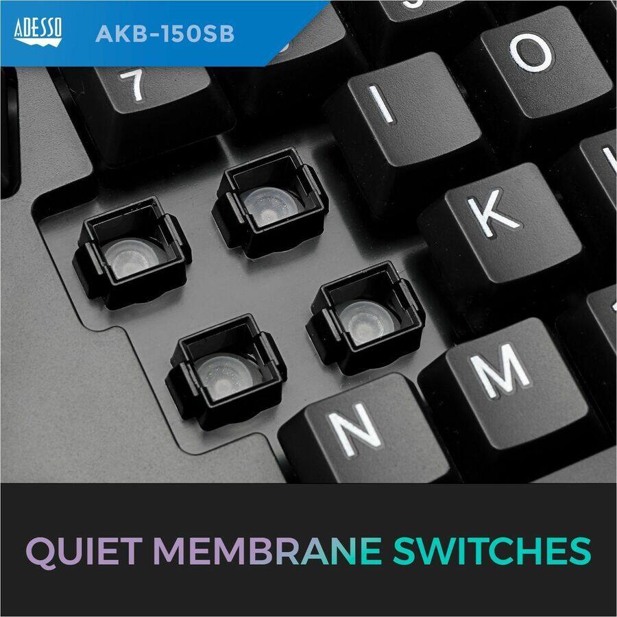ADESSO AKB-150SB

QUIET MEMBRANE SWITCHES