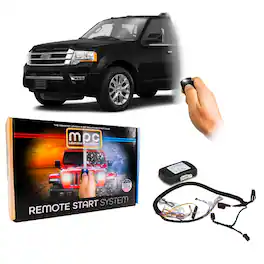 MPC - OEM Remote Activated Remote Start w/Keyless Entry For 2015-2017 Ford Expedition - Black