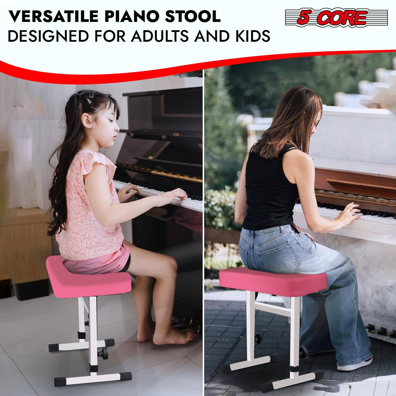 VERSATILE PIANO STOOL DESIGNED FOR ADULTS AND KIDS 5 CORE