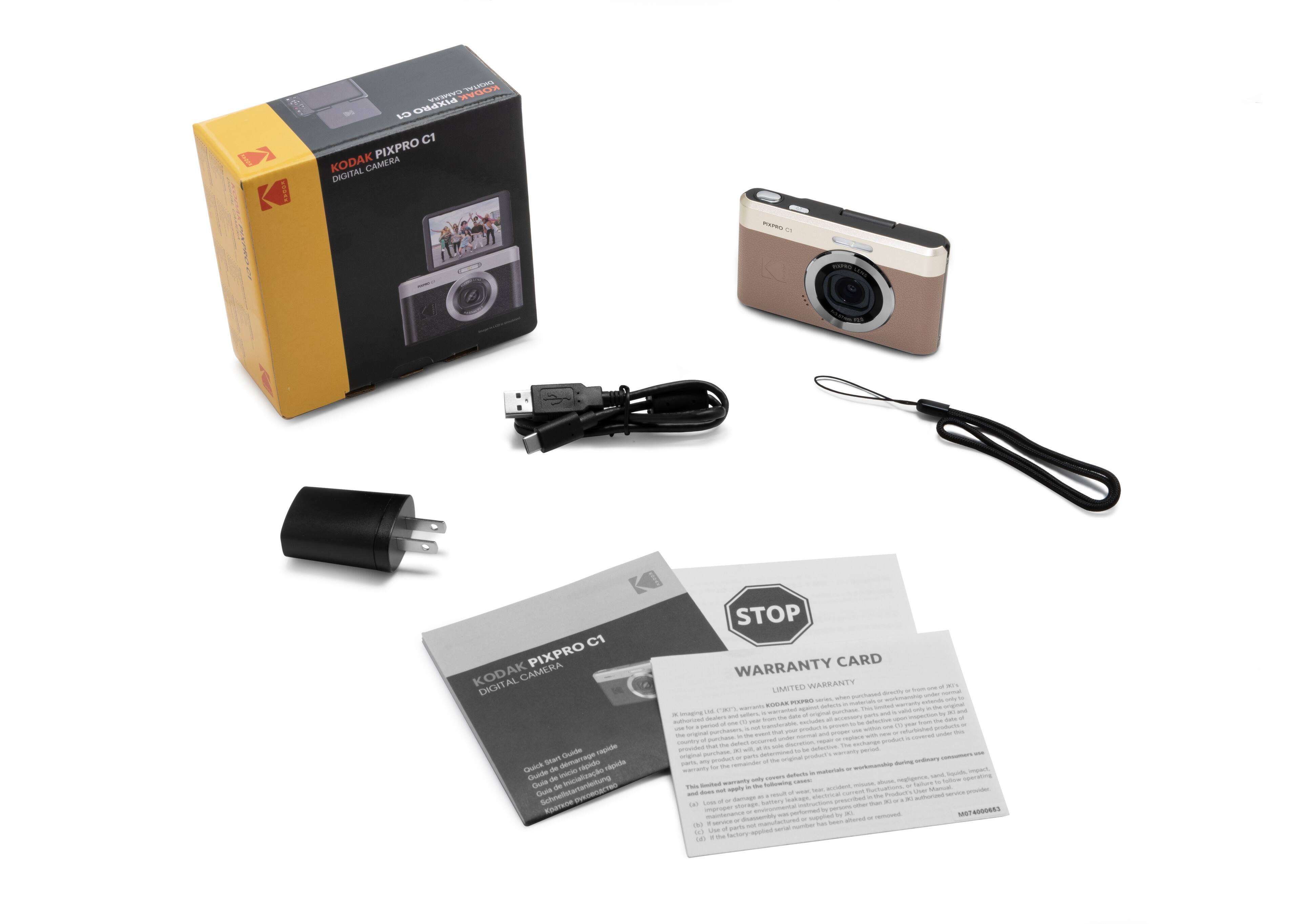 Kodak PIXPRO C1 Digital Camera Brown DSC-C1-BN-US-1 - Best Buy