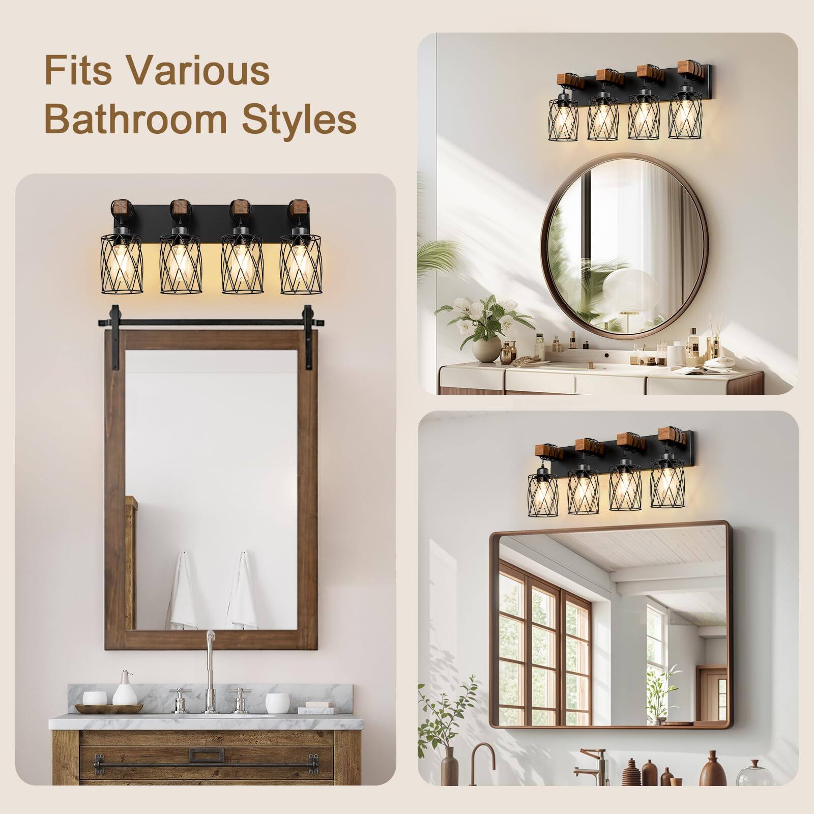 Fits Various Bathroom Styles