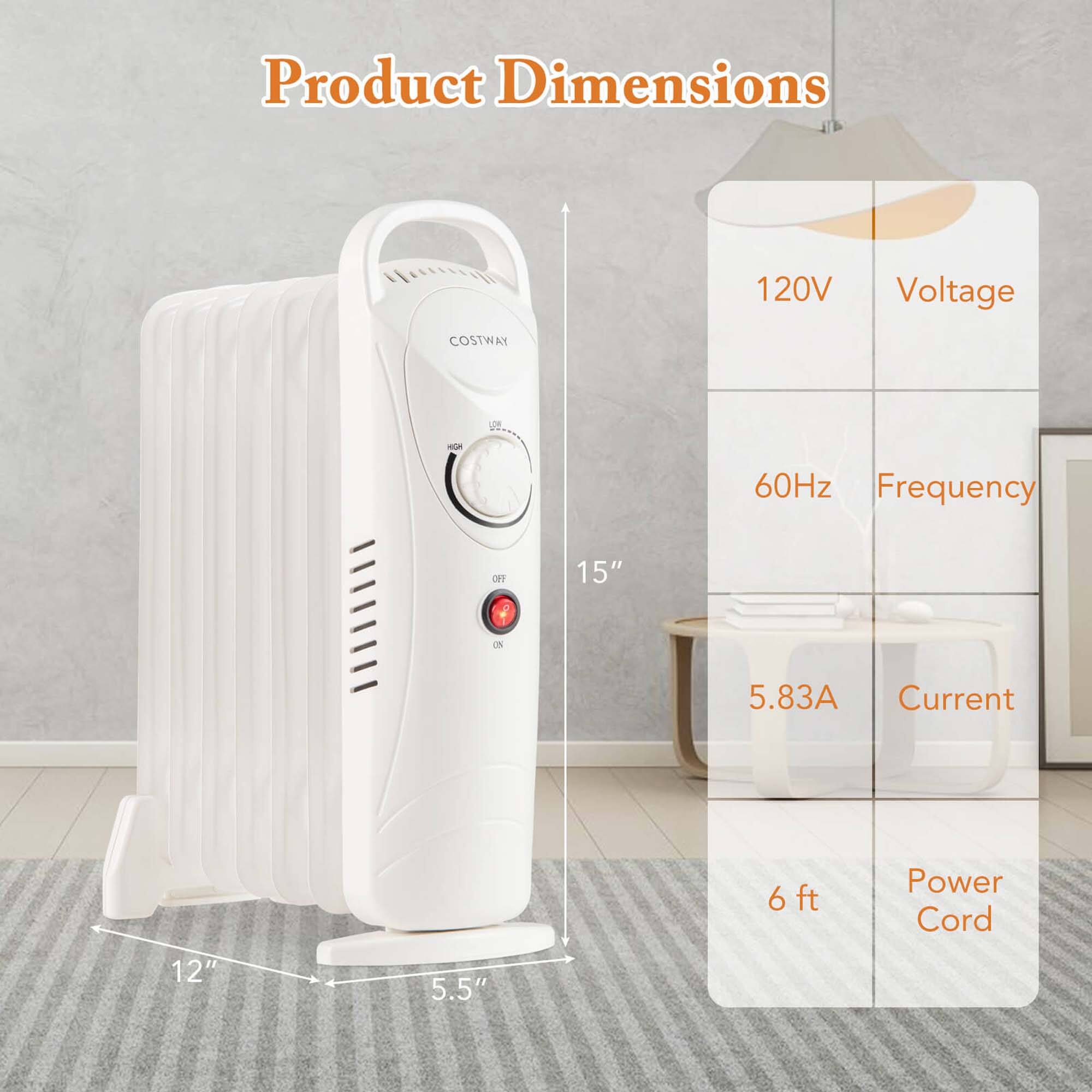 Product Dimensions

- 120V Voltage
- 60Hz Frequency
- 5.83A Current
- 6 ft Power Cord

Dimensions:
- 15" Height
- 12" Width
- 5.5" Depth