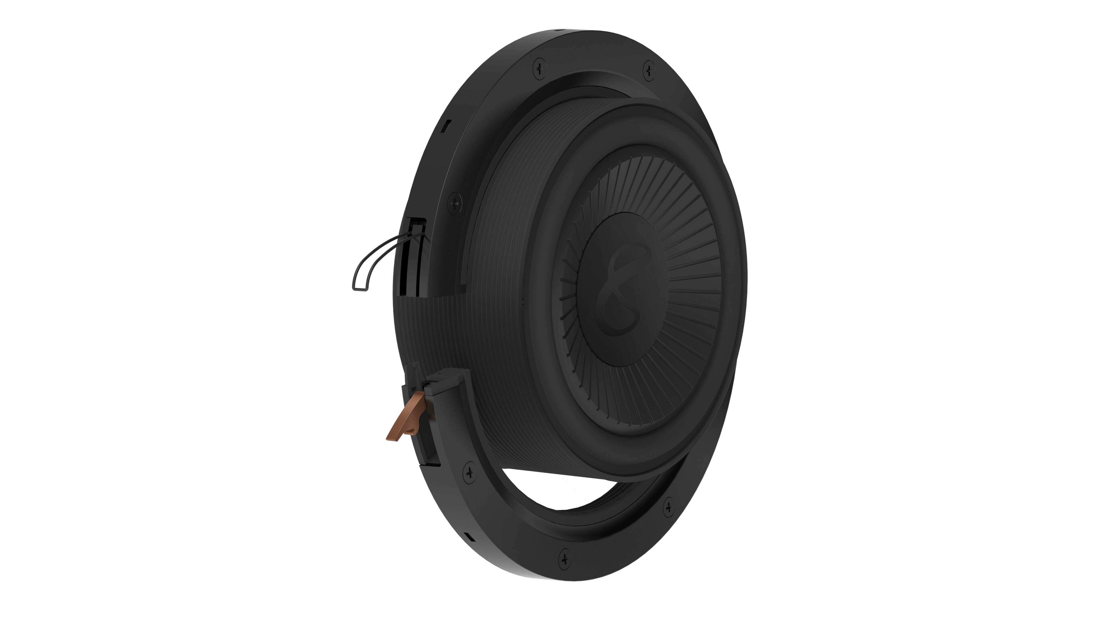 Alt View 10. Infinity - Infinity REF-FLEX8S Reference 8 Inch Universal Fit, single voice coil, 2-ohm subwoofer - Black/Gray.