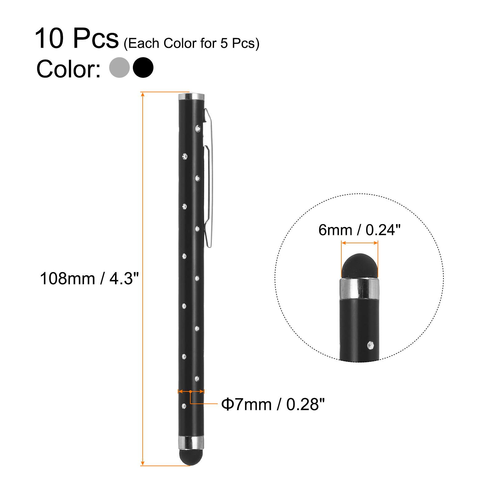 10 Pcs (Each Color for 5 Pcs)  
Color:  
6mm / 0.24"  
108mm / 4.3"  
Φ7mm / 0.28"