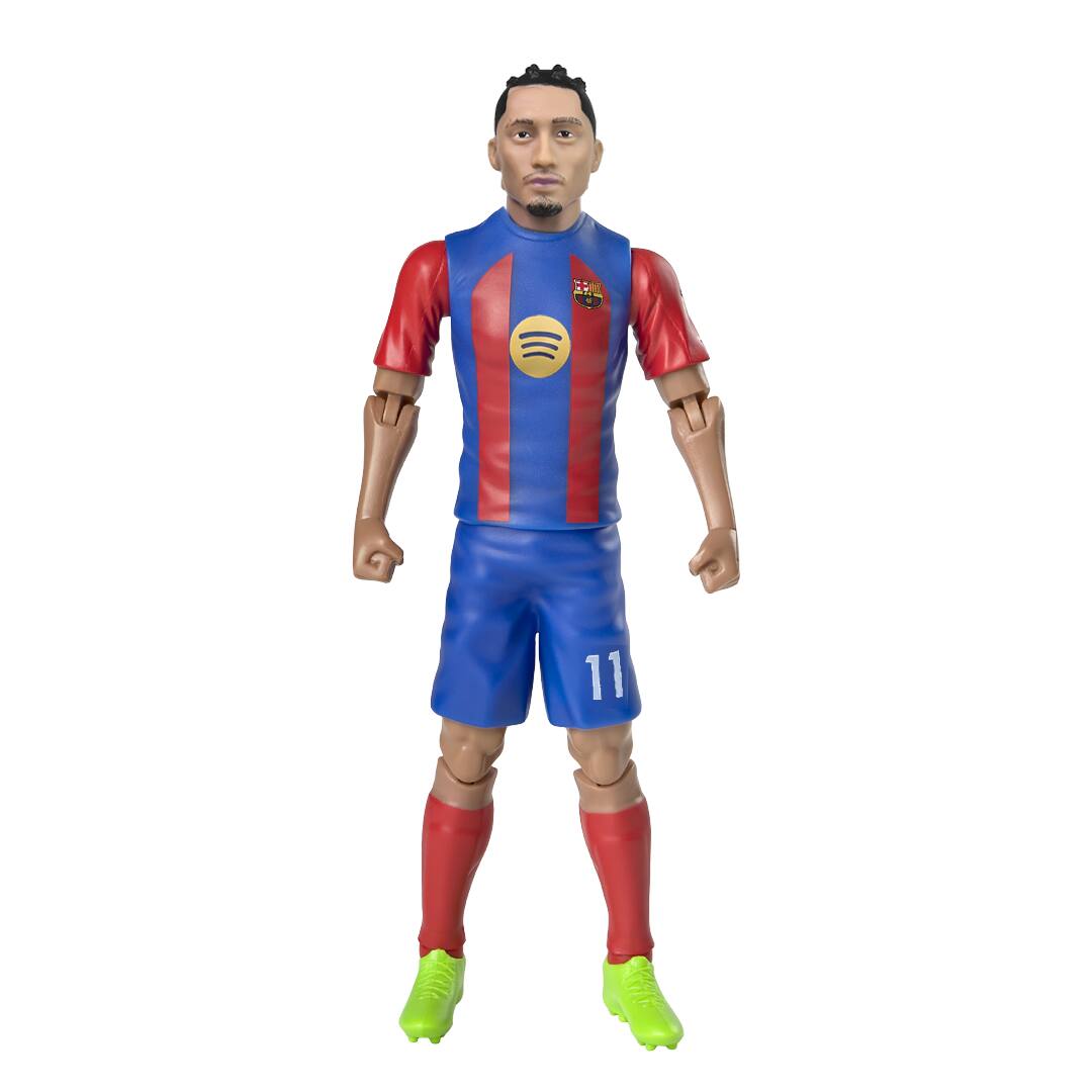Alt View 1. Banbo Toys - Banbo Toys SOCKERS FC Barcelona Raphael "Raphinha" Dias Belloli 8" Collectible Soccer Action Figure.