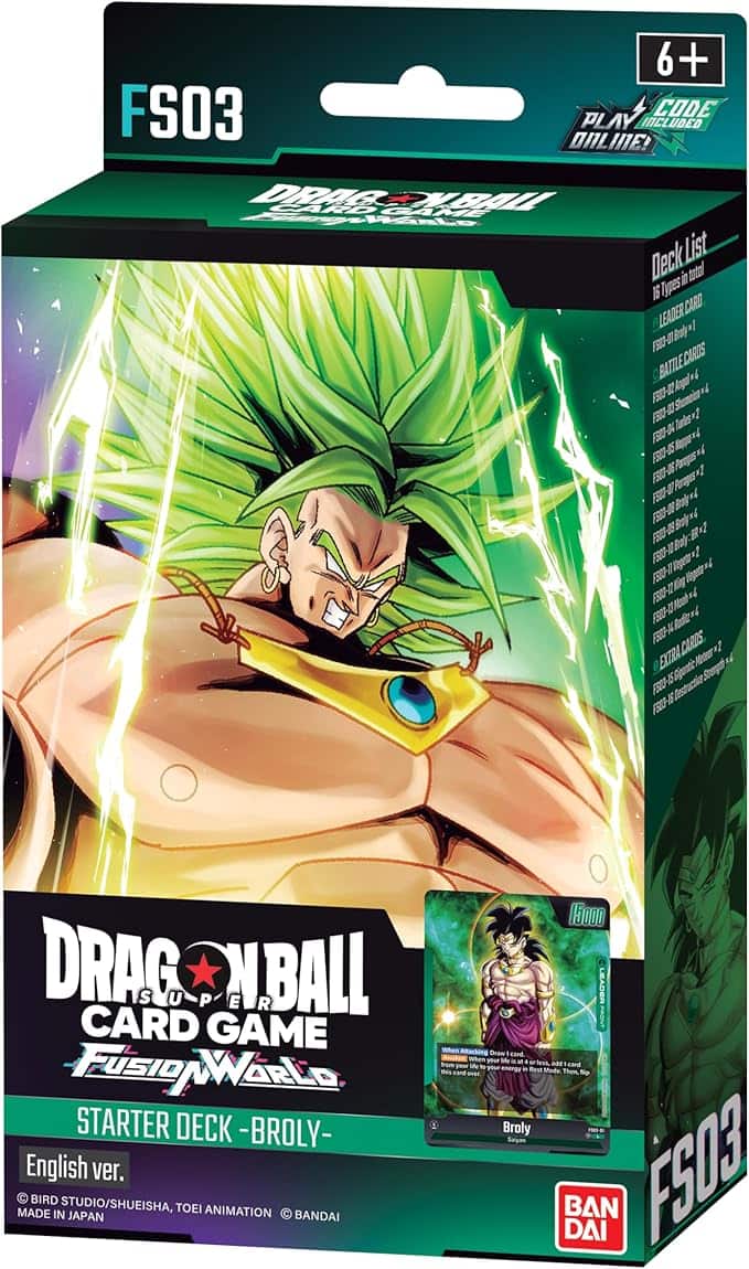 Bandai - Dragon Ball Super TCG: Fusion World: Broly Starter Deck 03 (FS03) price history on PriceWatchPro