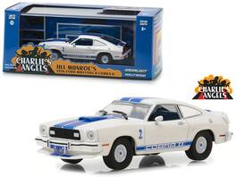 1976 Ford Mustang Cobra II "Charlie's Angels" (1976-1981) TV Series 1/43 Diecast Model Car by Greenlight - White