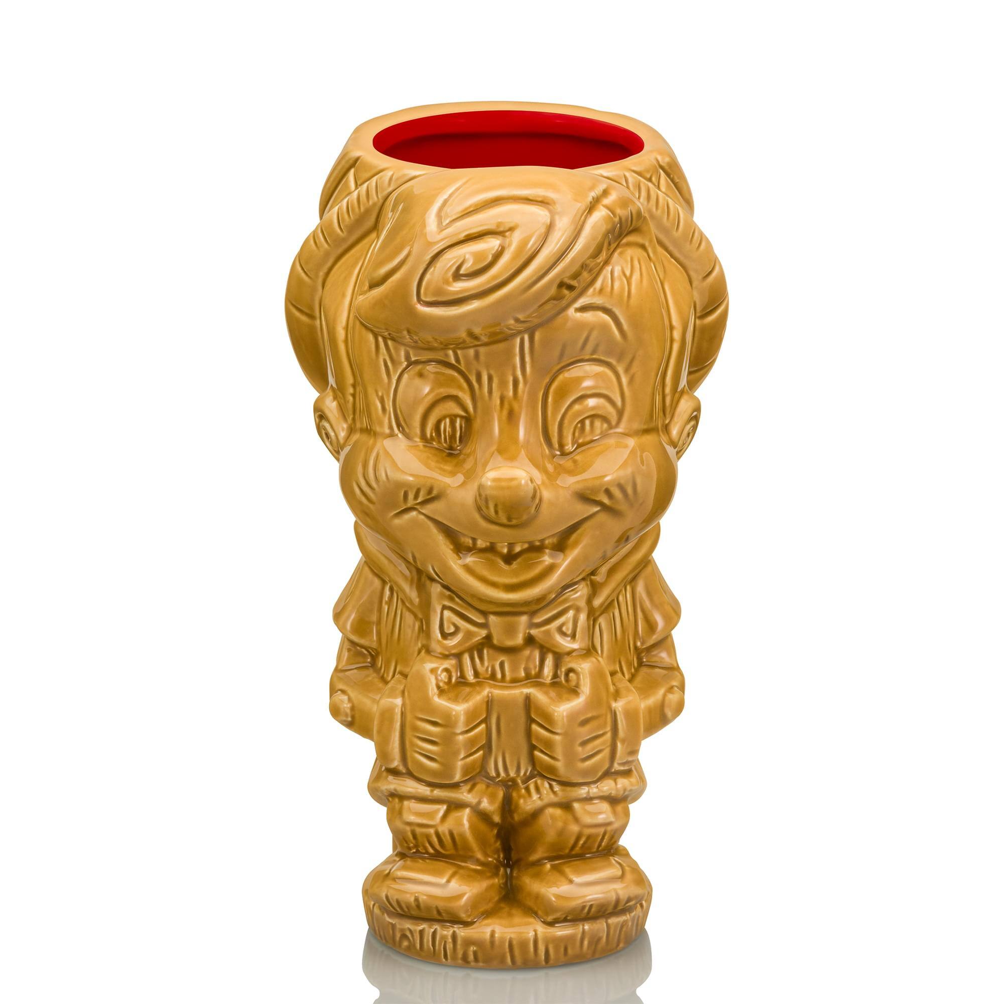 Alt View 1. Disney - Geeki Tikis Disney Pinocchio and Jiminy Cricket Mug Set - Brown.