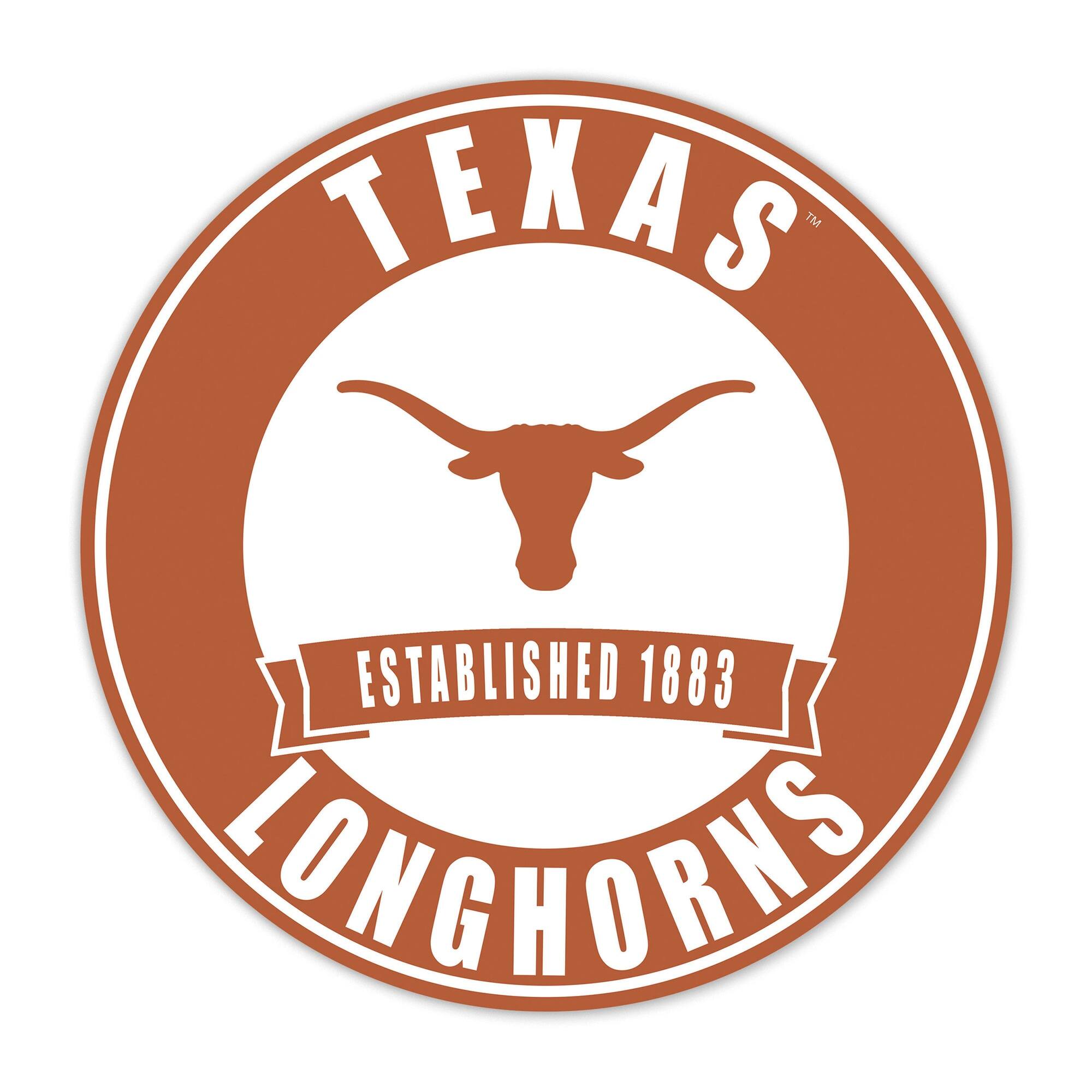 Texas Longhorns 24" Circle with Banner