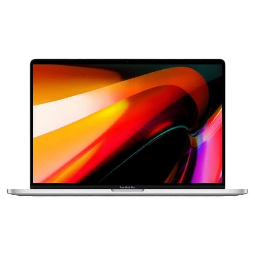 Front. Apple - MacBook Pro 16-Inch "Core i7" 2.6 2019  16GB - 512GB SSD Bundle with Keyboard Cover and Case - Silver.