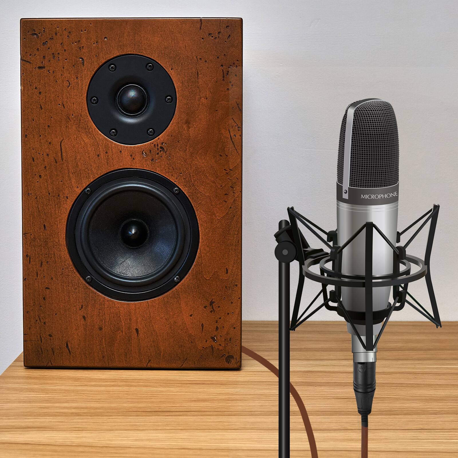 Alt View 4. Unique Bargains - 3-Pin XLR Male to Male Microphone Cable with XLR Audio Professional Adapter for Stage Studio PA Systems - Brown.