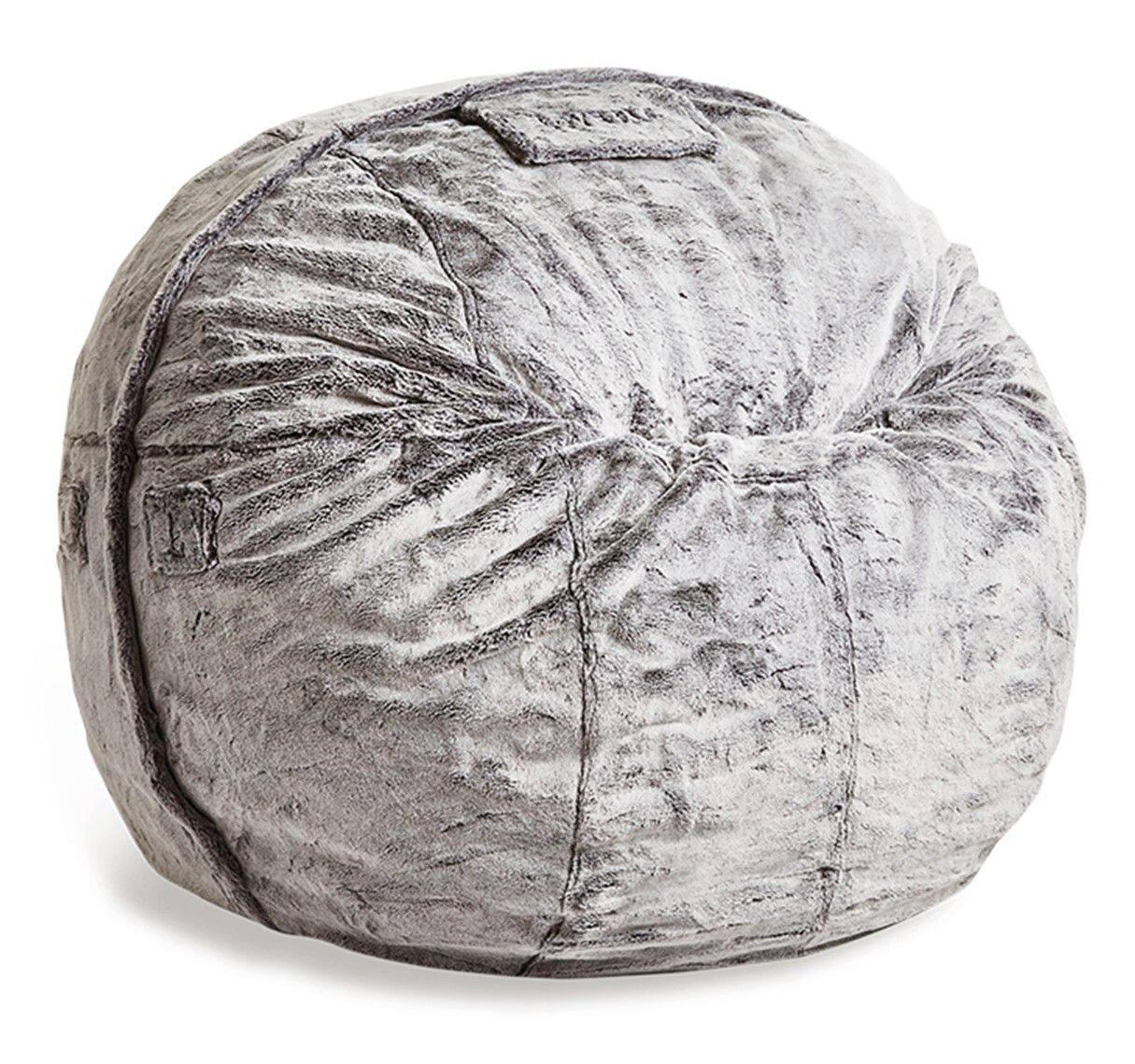 Angle View: Lovesac - CitySac in Phur - Charcoal Wombat