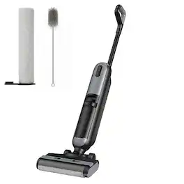 Sweet - Smart Cordless Vacuum Mop Combo, Wet Dry Self-Cleaning Stick Vacuum with Dual Tank for Floor & Carpet - Black