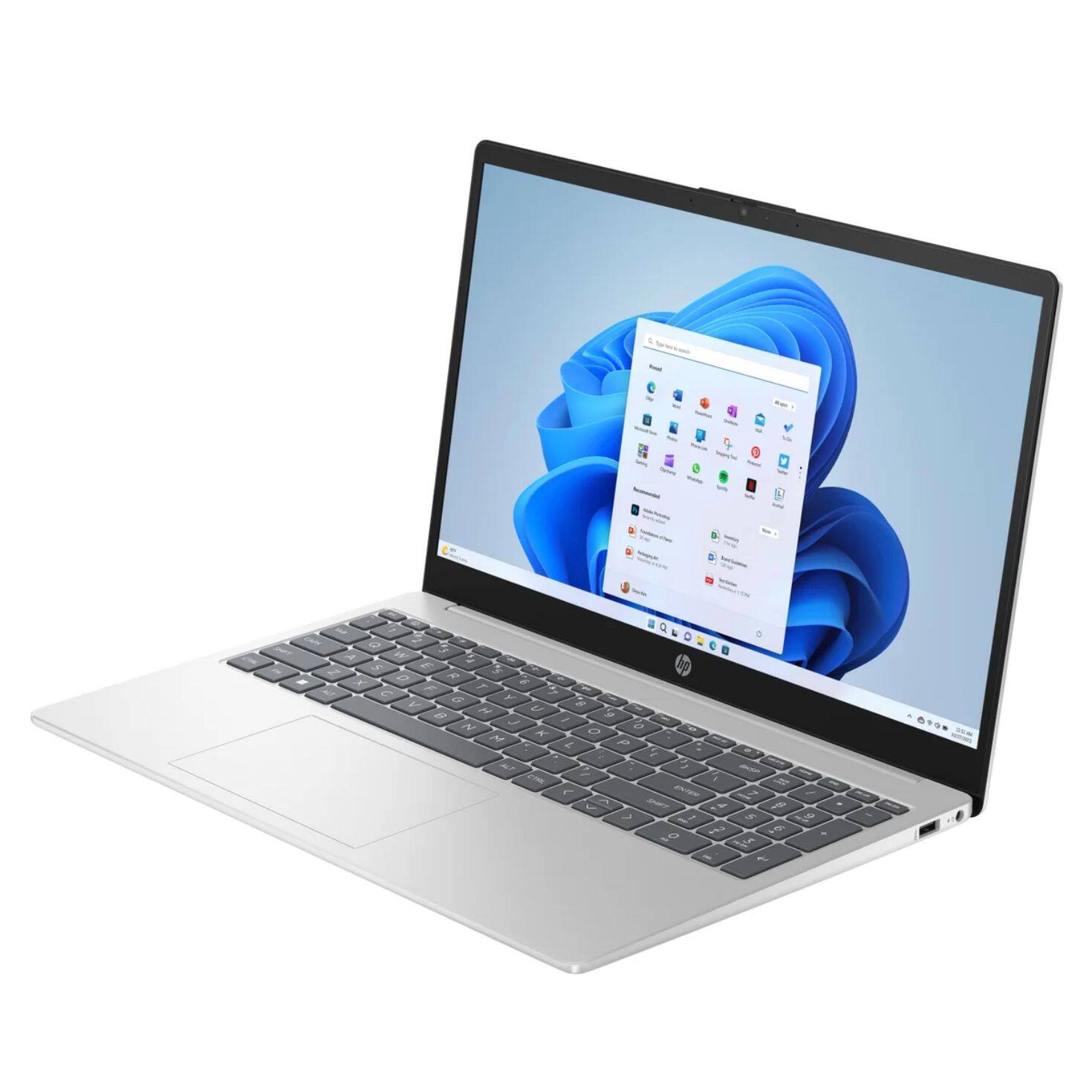 Alt View 1. HP - 15-fd1023ca 15.6" FHD Intel Core Ultra 7 155H 1.4 GHz up to 4.8 GHz 32GB DDR5 1TB PCIe NVMe M.2 SSD Windows 11 Home - Silver.