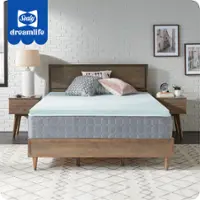 Sealy - Sealy® Dreamlife™ 1.5” Gel Memory Foam Mattress Topper, Full - Blue - Front_Zoom