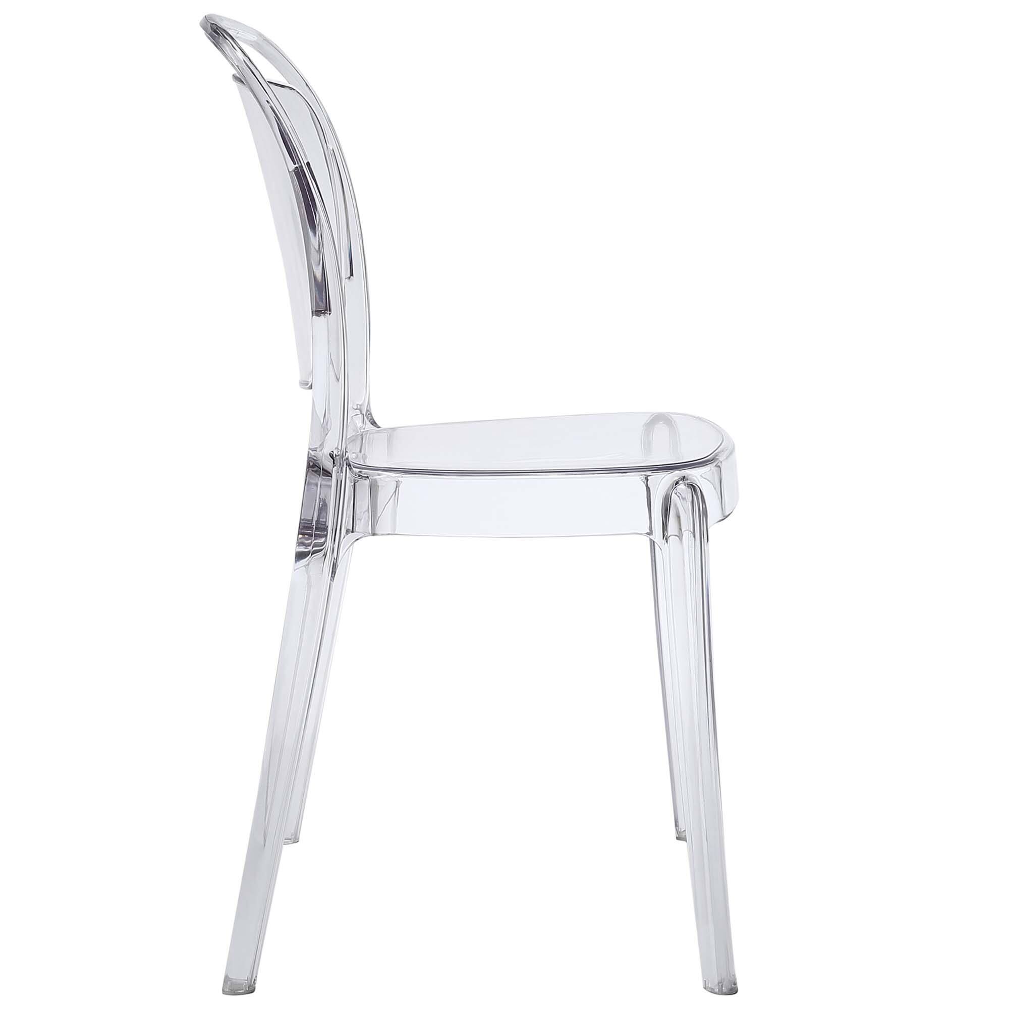 Back. Modway - Entreat Dining Side Chair by Modway - Clear.