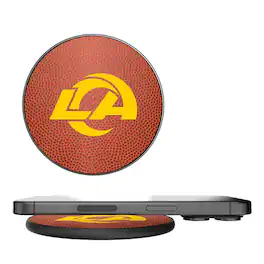 Keyscaper - Los Angeles Rams 15 Watt Wireless Induction Charger - Multicolor