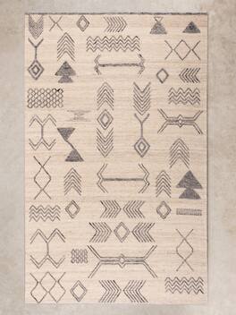 GAURI KOHLI - Lunar Rug - Shades of beige, brown and gray