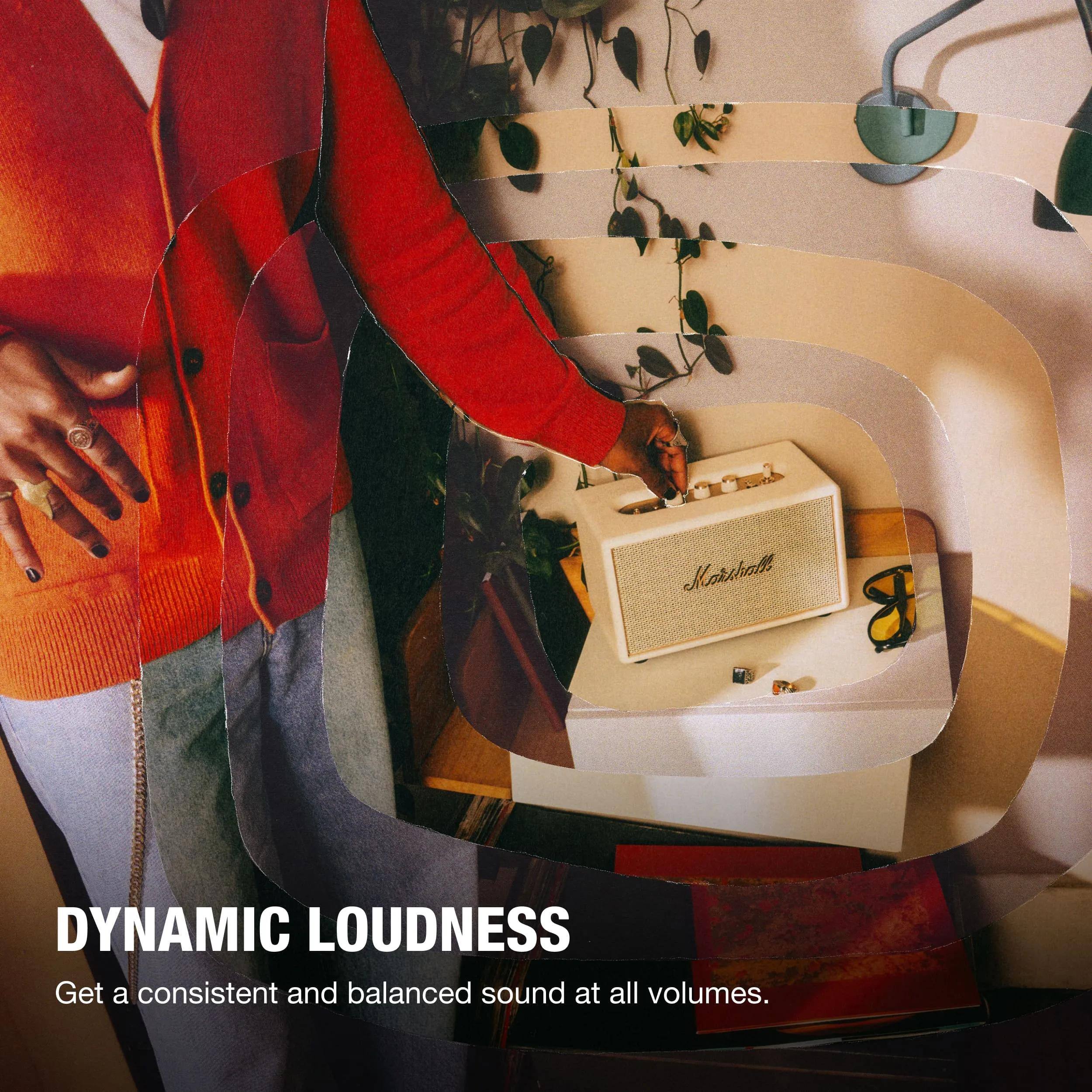 DYNAMIC LOUDNESS  
Get a consistent and balanced sound at all volumes.
