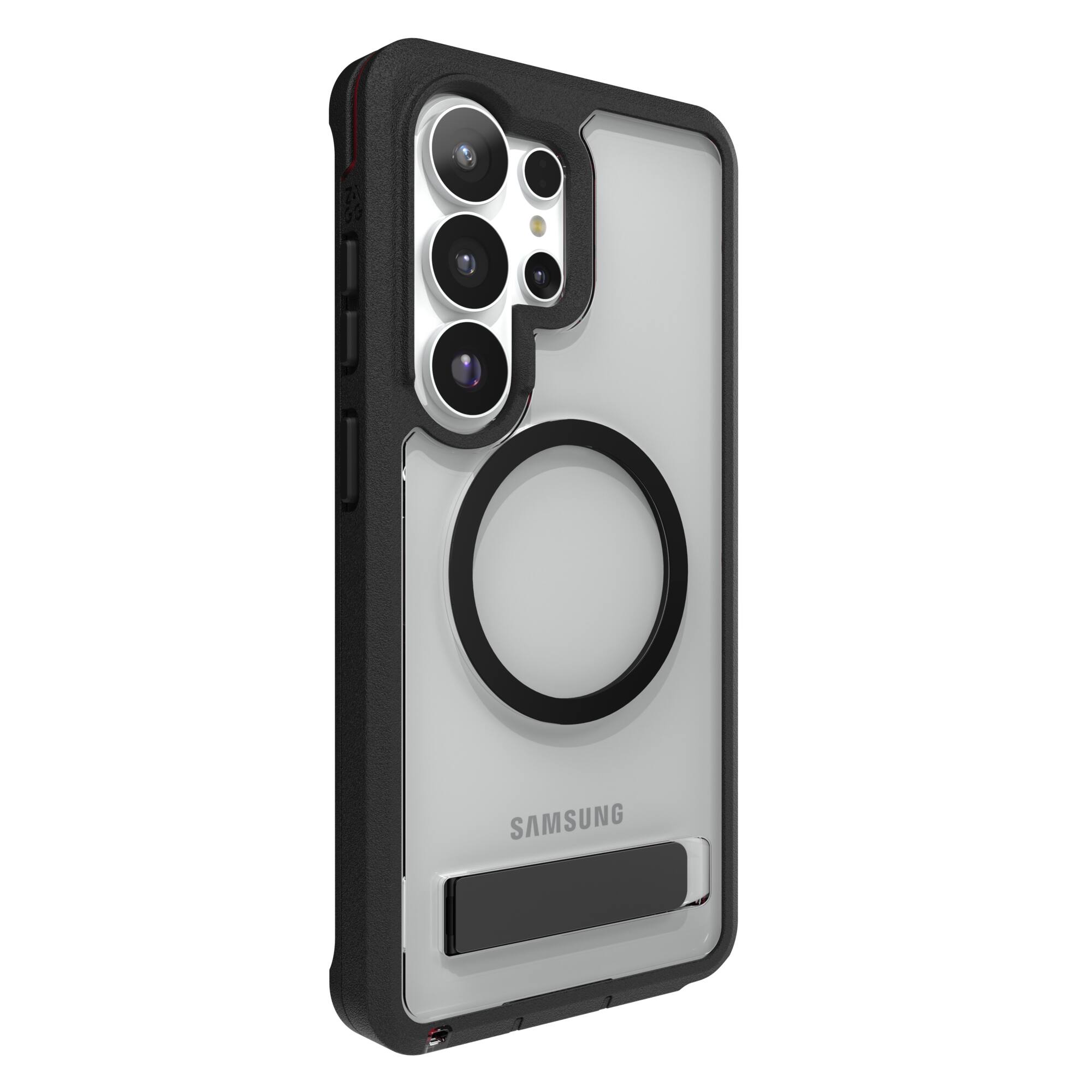 Alt View 15. ZAGG - Rainier Snap with Kickstand for Samsung Galaxy S26 Ultra - Smoke Black.