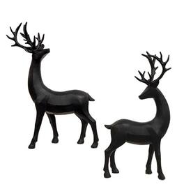 BreeBe - Resin Deer 2 Asstd - Black