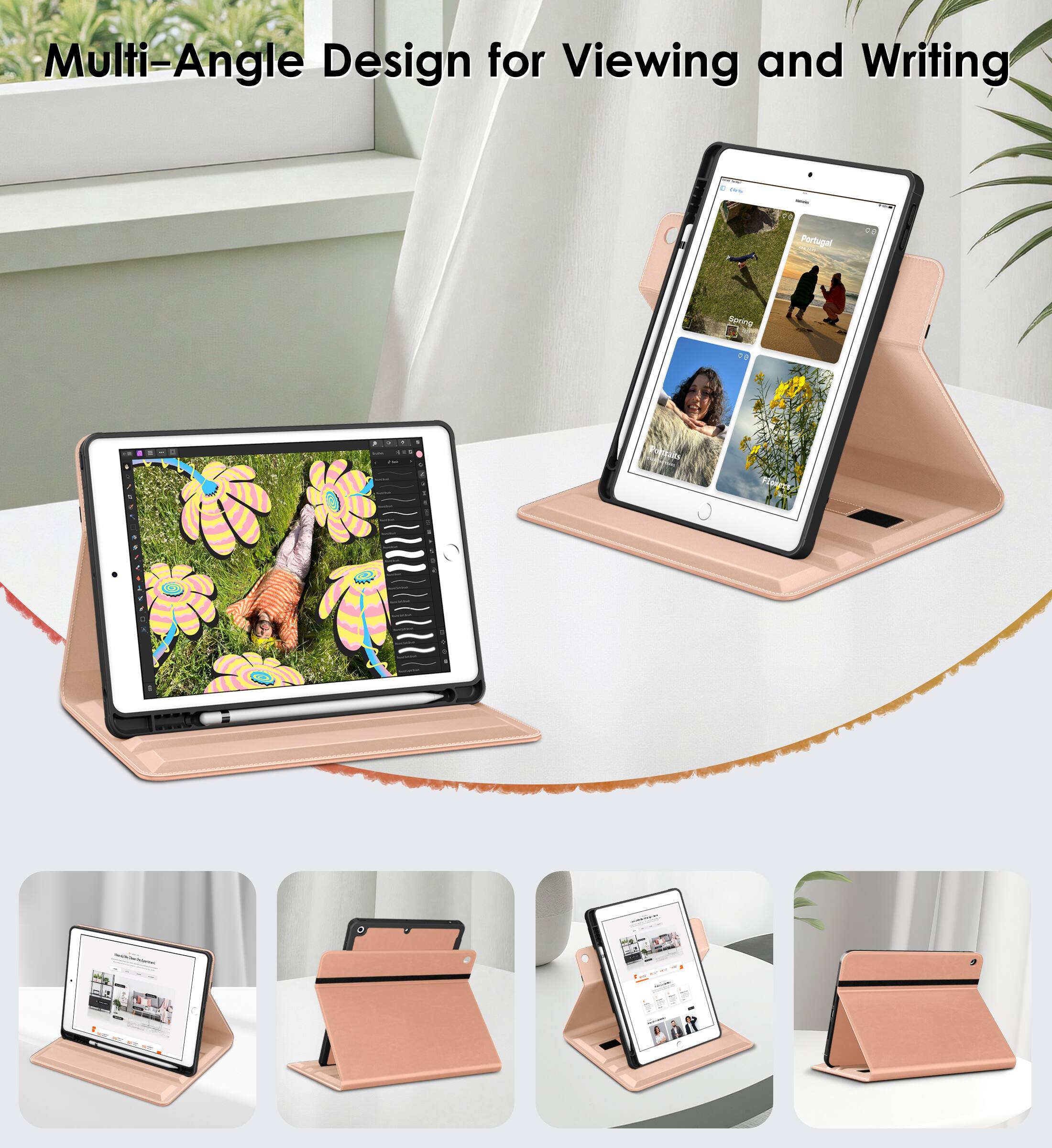 Multi-Angle Design for Viewing and Writing