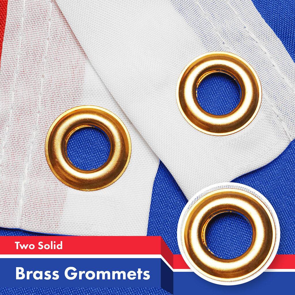Two Solid Brass Grommets